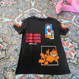 Garfield Black Kids T-Shirt